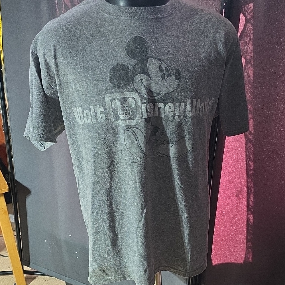 Disney Charcoal Mickey Mouse Tee Large
